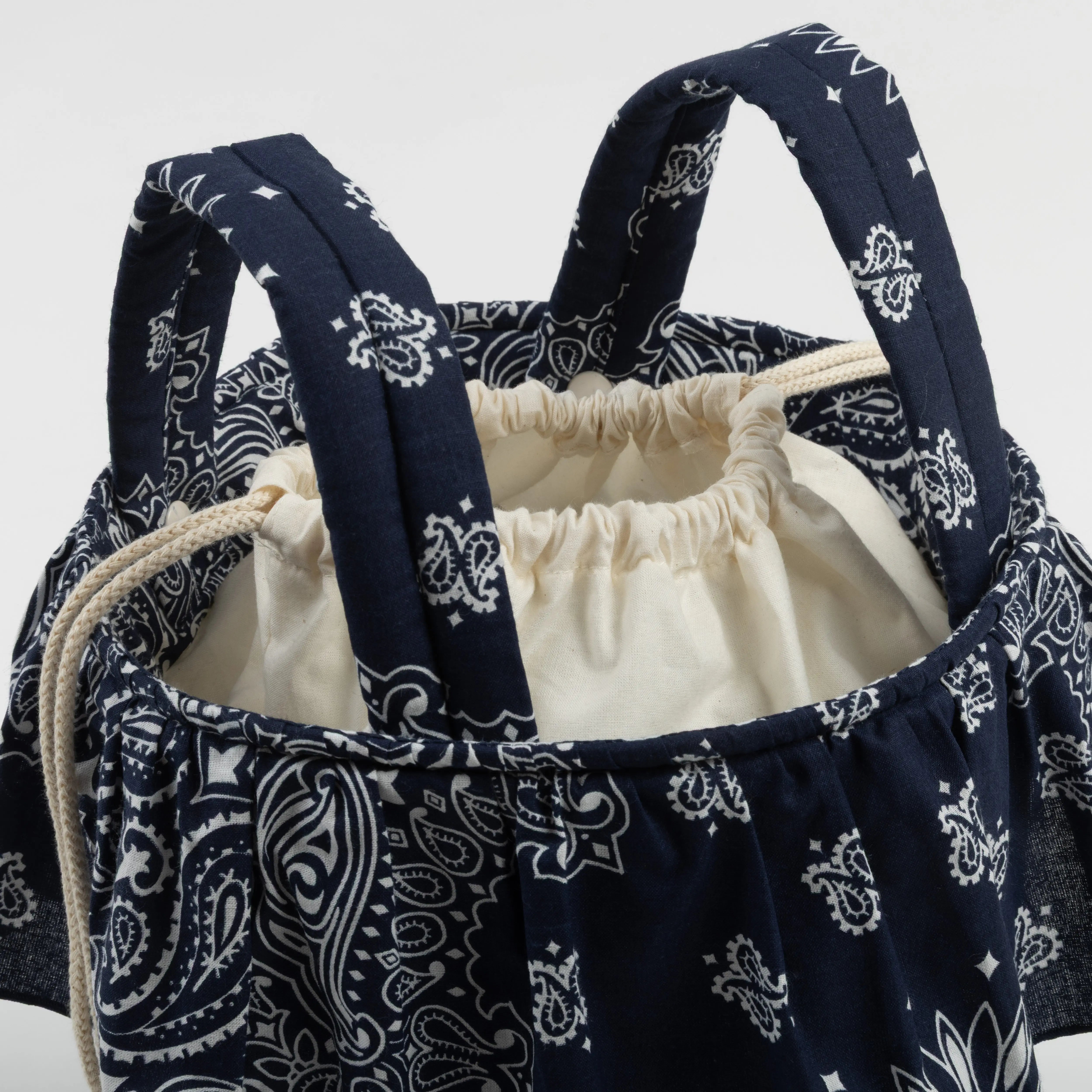 Sac basket - Minicoton - Chambray / Navy
