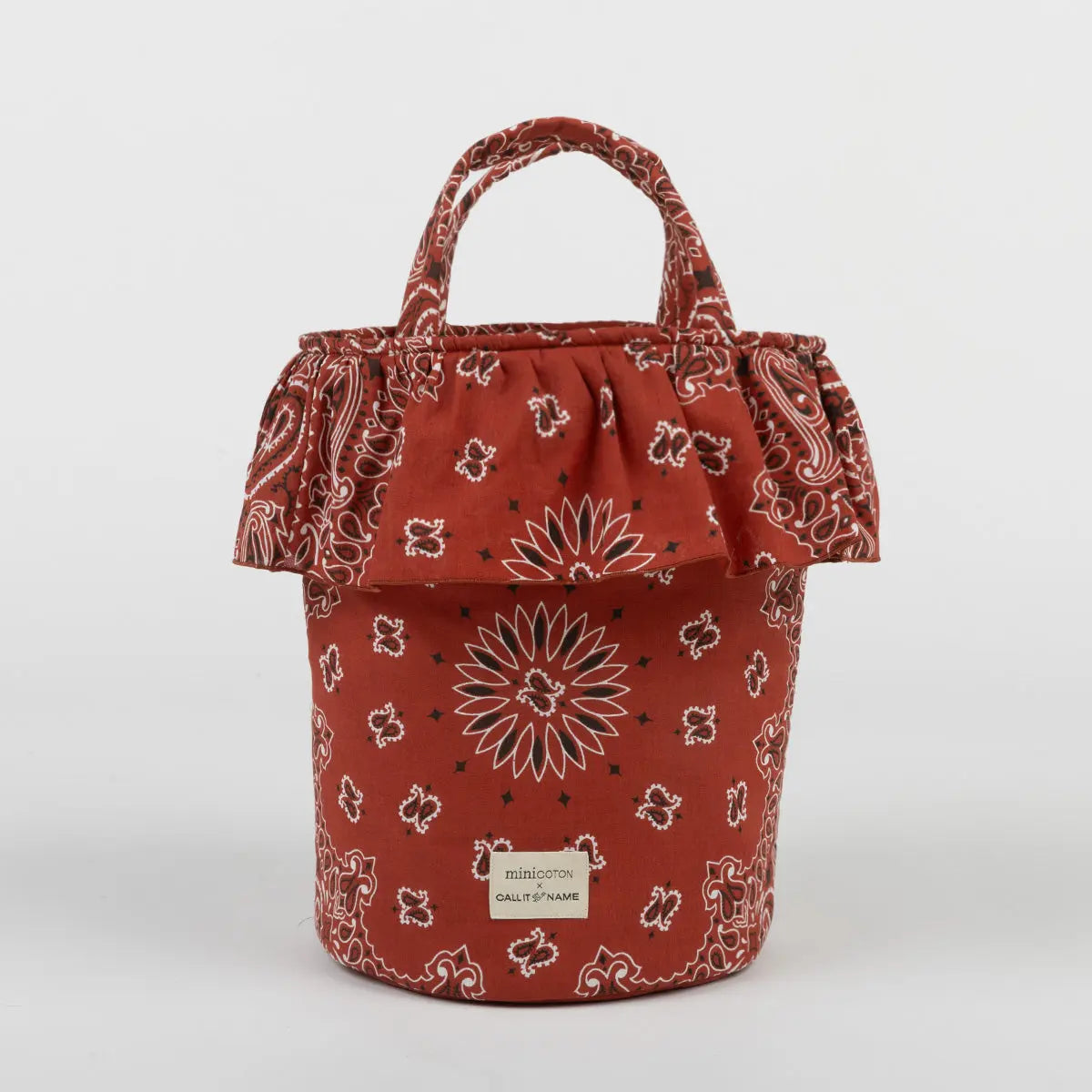 Sac Basket - Minicoton - All Vintage Red