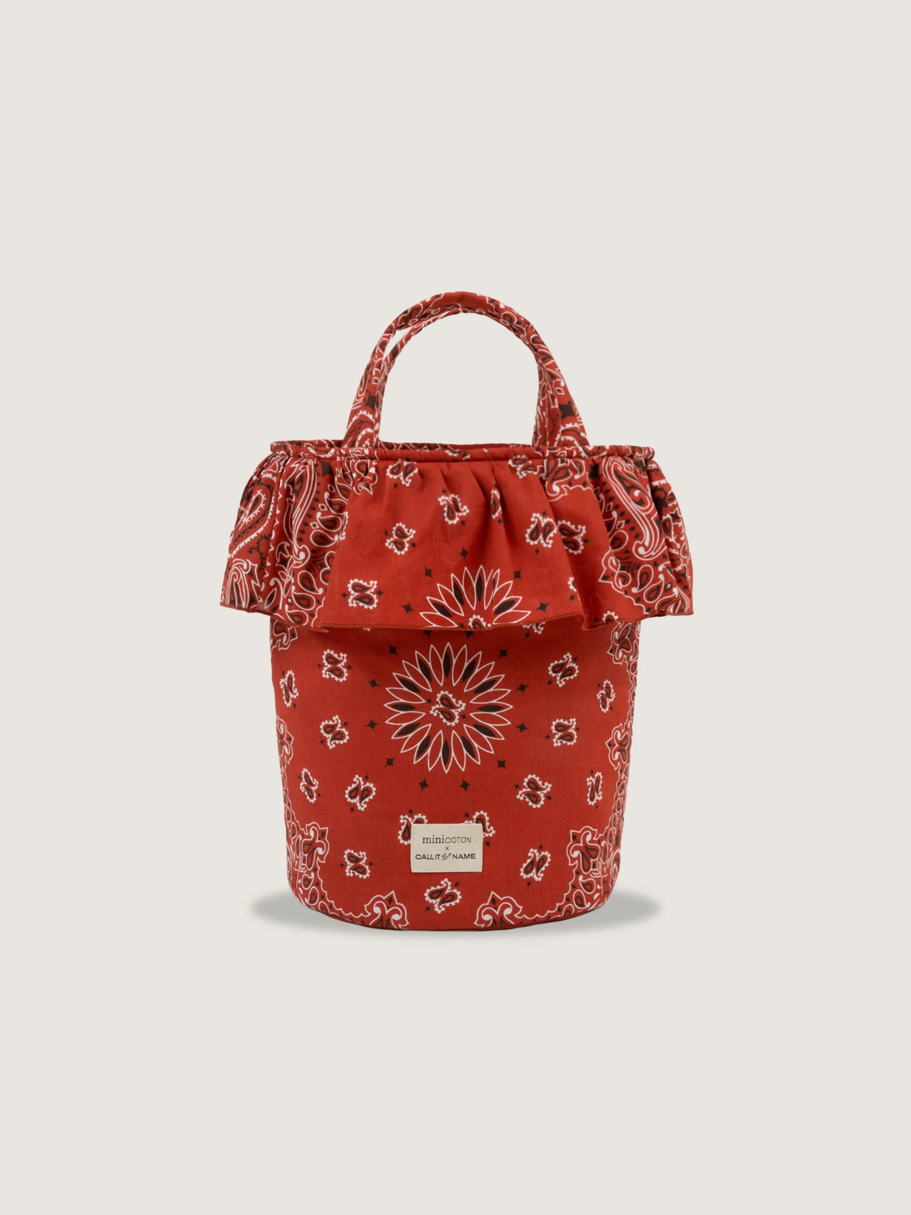 Basket Bag - Minicotton - All Vintage Red