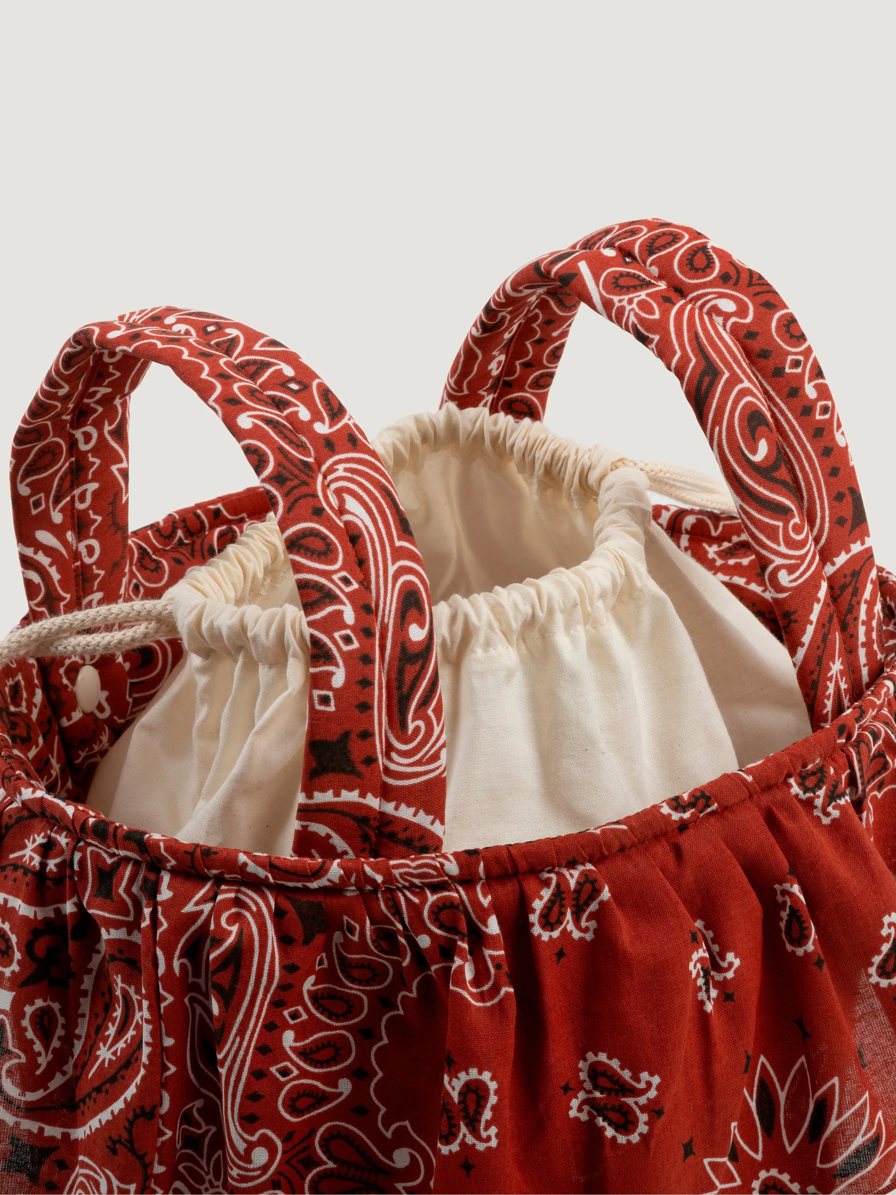 Basket Bag - Minicotton - All Vintage Red