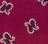 Pochette Œillets - Bordeaux / Fuchsia