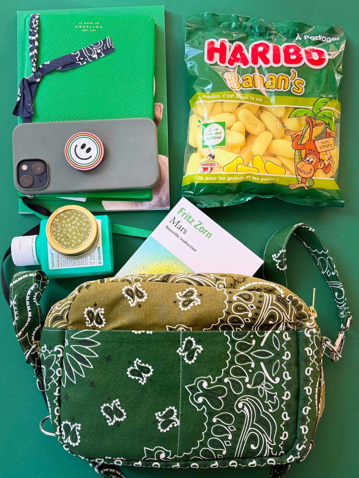 Camera bag - Bronze / Vert Week-end