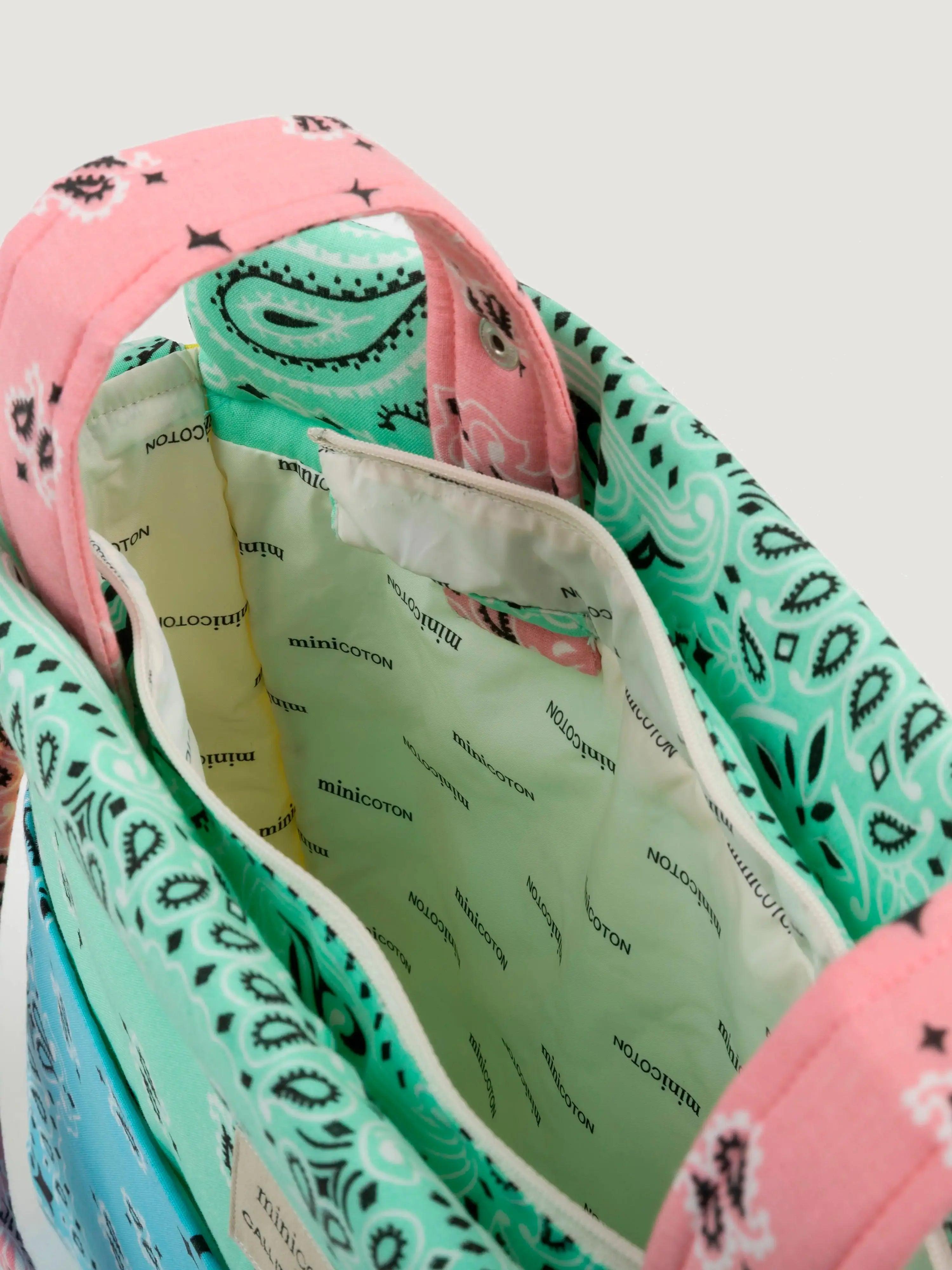 Sac Icon - Minicoton - Mint / Colorblock