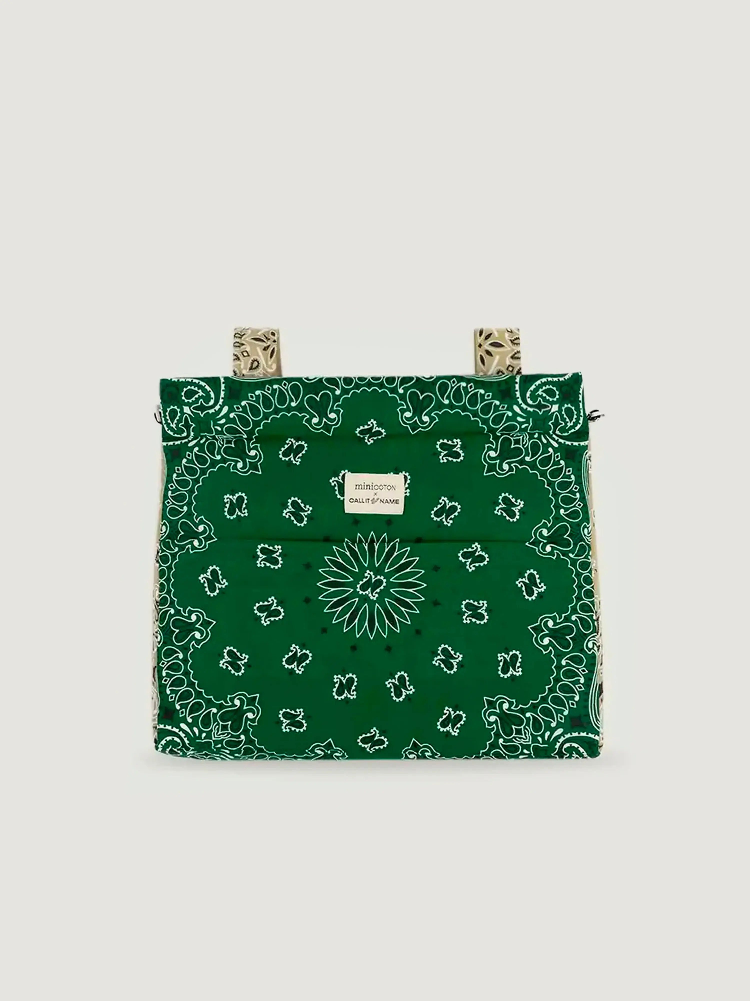 Sac Icon - Minicoton - Vert Weekend / Beige