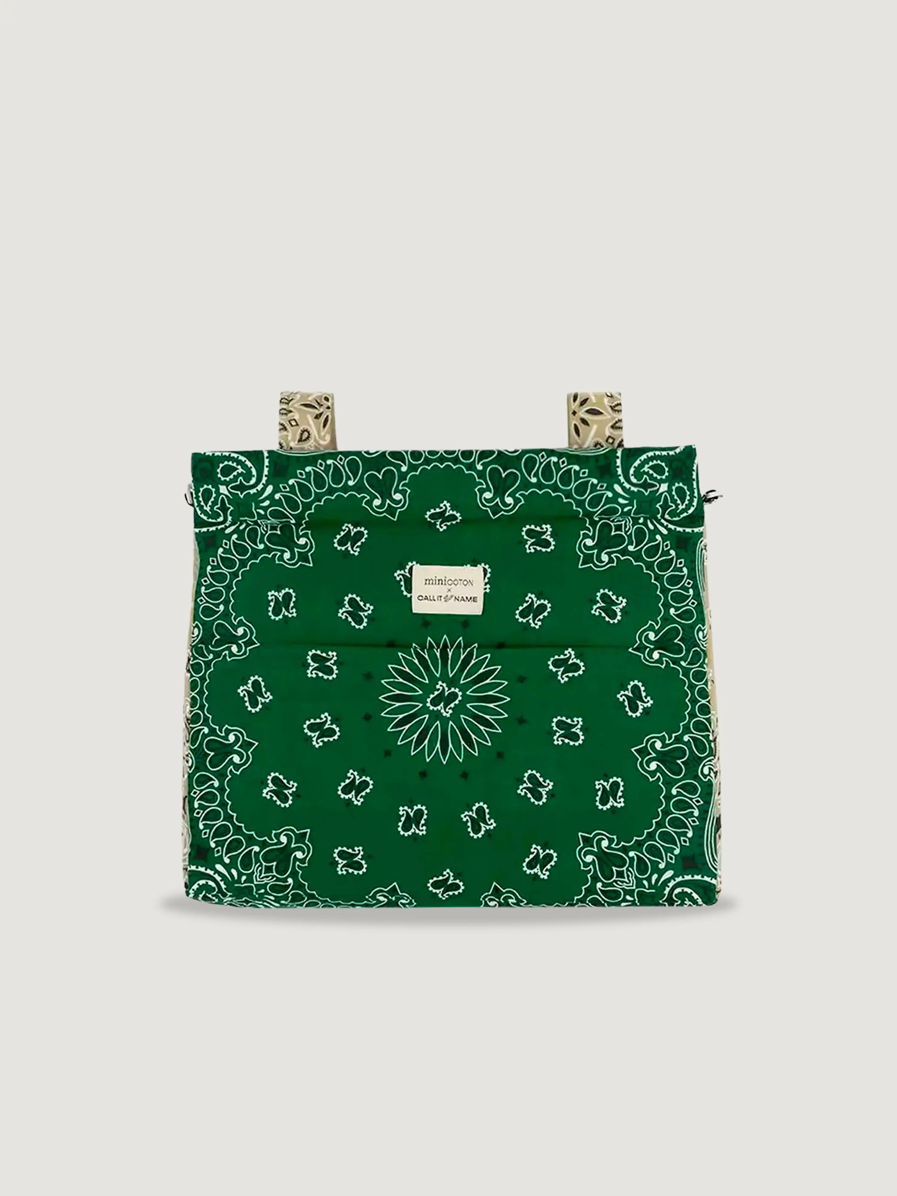 Icon Bag - Minicoton - Weekend Green / Beige