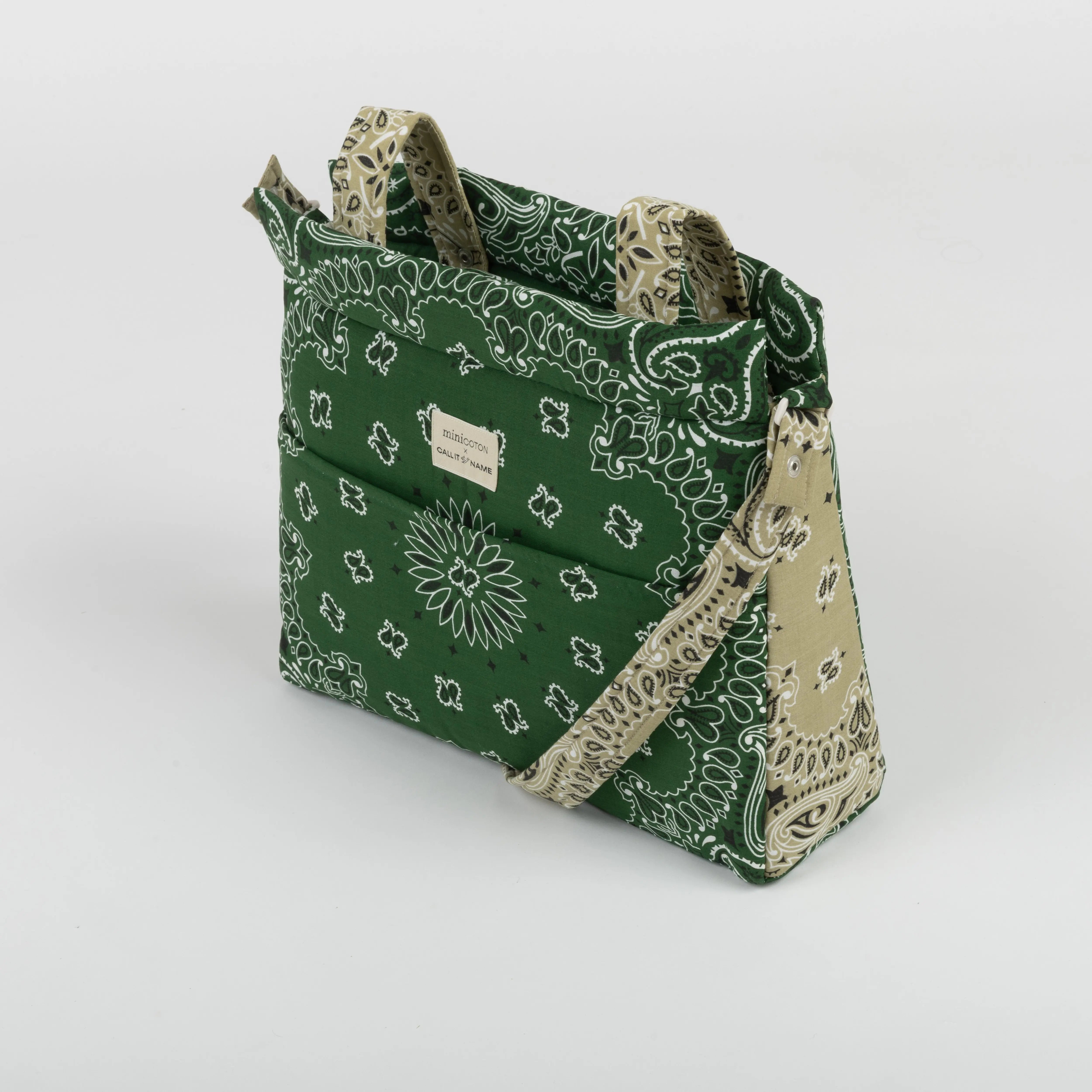 Icon Bag - Minicoton - Weekend Green / Beige
