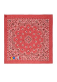 Bandana - Small Embroidery - LOVE - Vintage Red