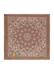 Bandana - Petite Broderie - LOVE - Marron