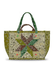Quilted Maxi Cabas Tote - PATCHWORK - Beige / Colorblock