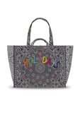 Maxi Cabas - HOLIDAYS - Dark Grey / Pale Grey