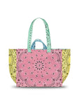 Medium Cabas Tote - HEARTS - Colorblock