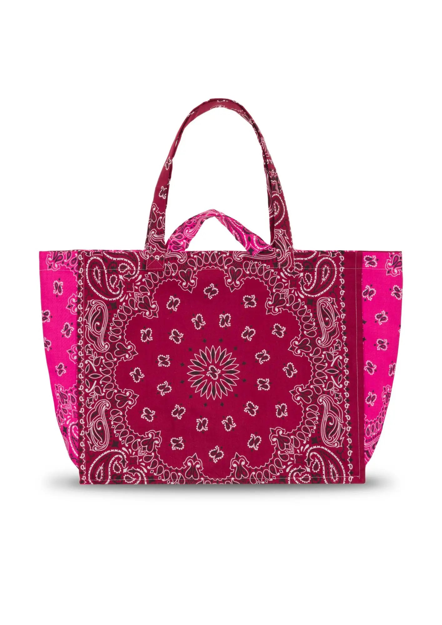 Maxi Cabas - LOVE - Bordeaux / Fuchsia