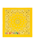 Bandana - Small embroidery - Good Vibes - Gold Yellow