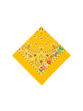 Bandana - Small embroidery - Good Vibes - Gold Yellow