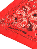 Silk Bandana - ORANGE - Small Size
