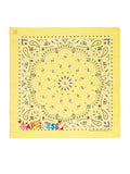 Bandana - Small embroidery - Happiness - Pale Yellow