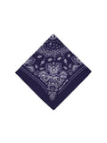 Bandana en Soie - NAVY - Grand Modèle