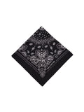 Bandana en Soie - BLACK - Grand Modèle