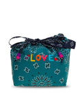 Maxi bucket bag - Love - Petrole Navy - Call It By Your Name