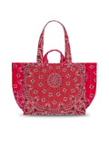 Moyen cabas Matelassé - LOVE - Vintage Red / Real Red