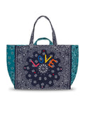 Maxi cabas - Love - Navy Petrole - Call It By Your Name
