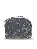 Small Toilet Bag - HEART - Dark Grey / Pale Grey