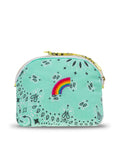 Small Toilet Bag - RAINBOW - Mint / Pale Yellow