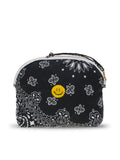 Trousse de Toilette Mini - HAPPY FACE - All Black