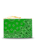 Pochette zippée - Happy Face - Vert Gazon/Gold Yellow - Call It By Your Name