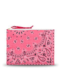 Pochette Zippée Matelassée - COEUR - Strawberry Pink / Real Red