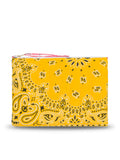 Pochette Zippée Matelassée - RAINBOW - Pale Yellow / Pale Pink