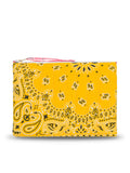Pochette Zippée Matelassée - RAINBOW - Gold Yellow / Strawberry Pink