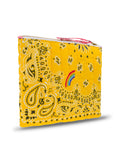 Pochette Zippée Matelassée - RAINBOW - Pale Yellow / Pale Pink